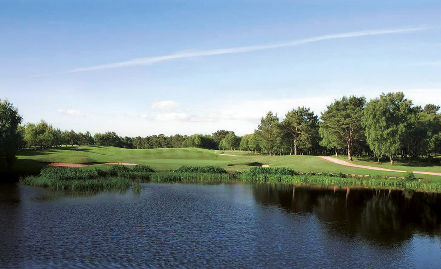 First green on the Hawkshill course, Newmachar Golf Club.